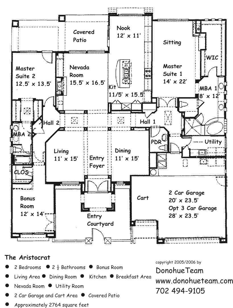 Aristocrat Floor Plan